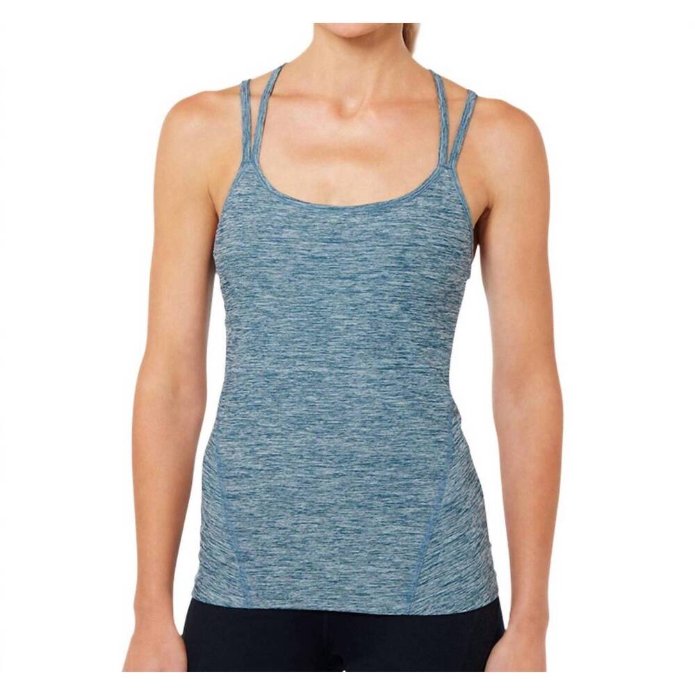NEW SHAPE ACTIVE xx tank top with built in bra in reflecting pond